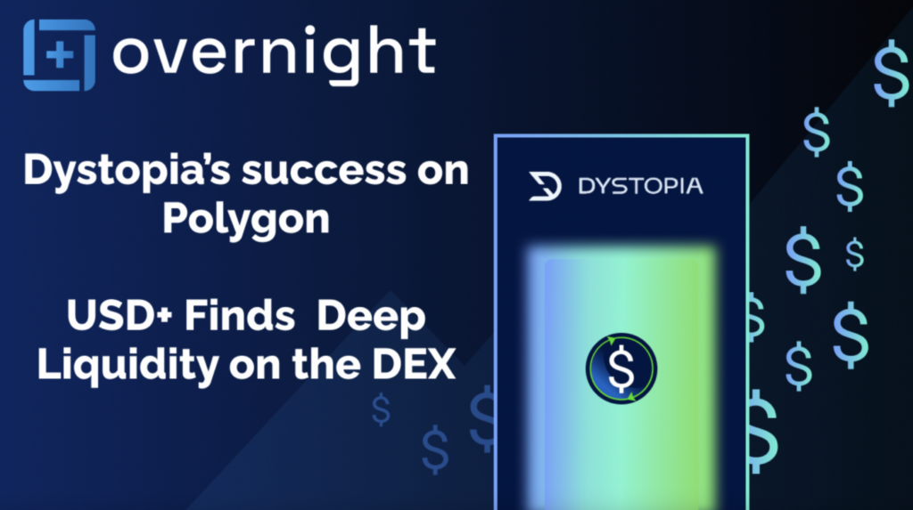 Dystopia's success on Polygon: USD+ Finds Deep Liquidity on the DEX